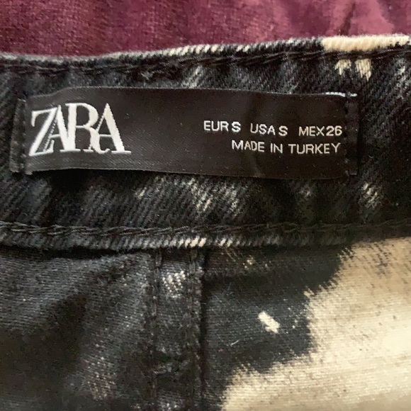 Zara white denim skirt, size small - Picture 6 of 6